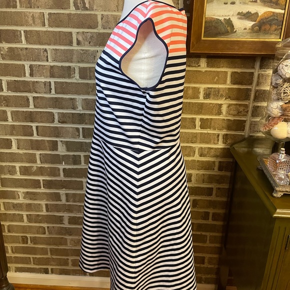 Draper James Stripe A Line Ponte Dress - Picture 2 of 7